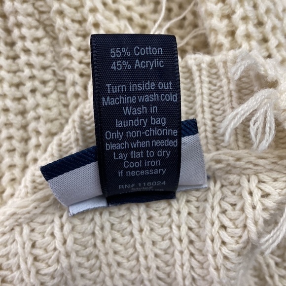 DAYTRIP Cotton Blend Distressed Trim Sweater Women’s Size Small - Picture 15 of 15